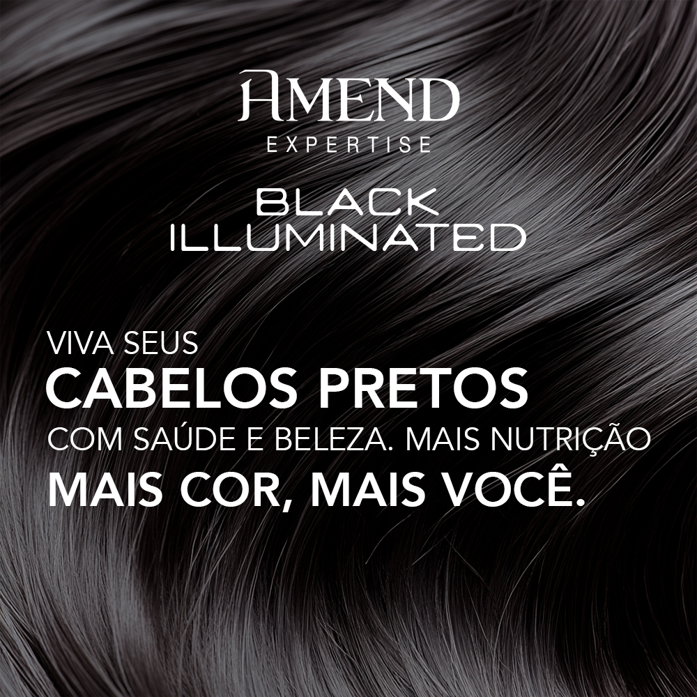Shampoo Amend Expertise Realce da Cor Black Illuminated 250ml image number 4
